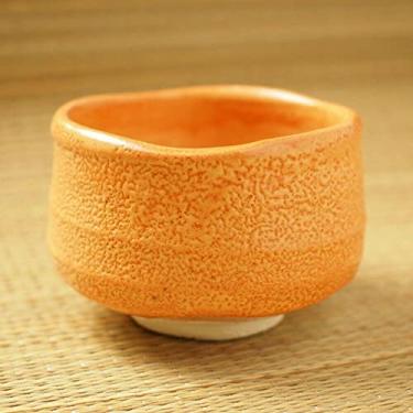 Imagem de Tigela de chá verde japonesa Matcha Chawan Mino yaki também conhecida como Shino, feita no Japão