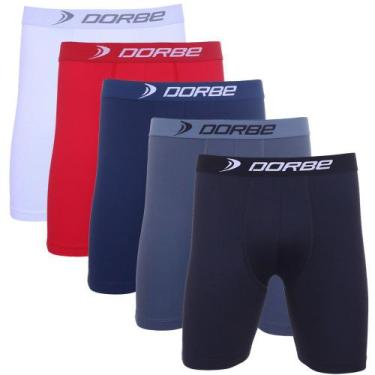 Imagem de Kit 5 Cuecas Long Leg Microfibra Dorbe, P