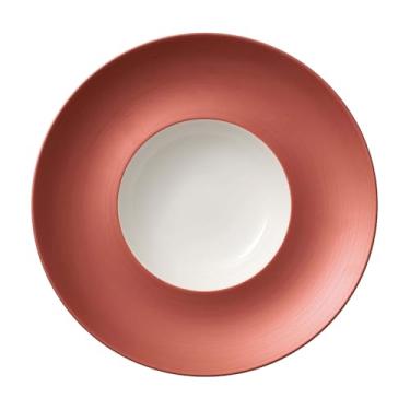 Imagem de Villeroy & Boch Tigela para macarrão brilhante/placa profunda, 29,5/14 cm, cobre/branco