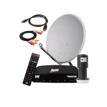 Imagem de Kit Completo Receptor Bedin Sat Digital Full Hd Regional Bs9900s