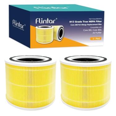 Imagem de Flintar Filtros de substituição Core 300 Pet Allergy, compatível com LEVOIT Core 300, Purificador de ar Core 300S VortexAir, feito em Taiwan, substituição de filtro HEPA verdadeiro grau H13, Core