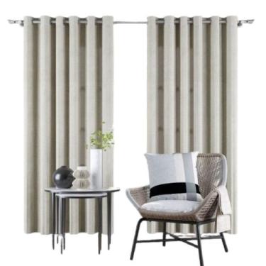 Imagem de Cortina com Toque Macio 4,00x2,30m Velus  Fendi - Belchior