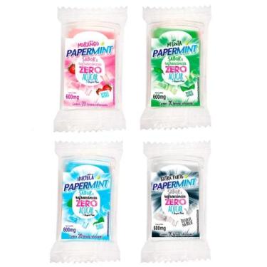 Imagem de Kit com 6 unidades Papermint Lâminas Refrescantes 20 Unidades Danilla 