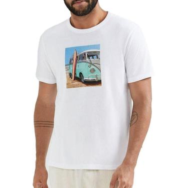 Imagem de Camiseta Masculina Hering MC Branca - 4F8715XEN-Masculino