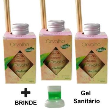 Imagem de 3 Aromatizador Ambiente Vareta Difusor Cheiroso Perfume Casa 100ml Odo