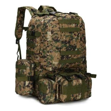 Imagem de Mochila Tática Militar - 55 Litros - Reforçada Resistente - Tem Tudo O