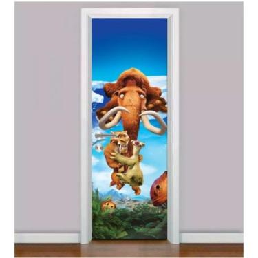 Imagem de Adesivo Para Porta A ERA DO GELO 1 - Desenho - Cinema - PGG Impressão 