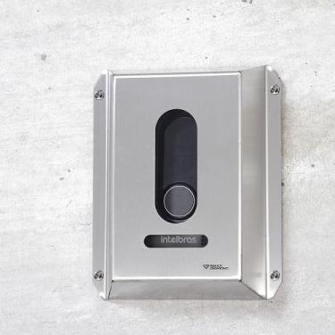 Imagem de Proteção Porteiro Eletrônico Interfone- Intelbras Inox -Clean - Maxx D