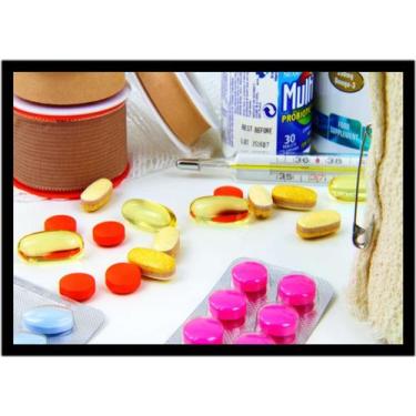 Imagem de Quadro Decorativo Medicina Consultórios Farmácias Manipulação Medicame