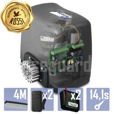 Imagem de Kit Motor Rossi 1/4CV Dz Nano Turbo 4m Crem 2 Control 2 Txcar Portão E