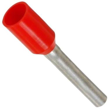 Imagem de Terminal Pre Isolado Ilhos Simples 10mm Vermelho - Eletrokit - Weidmül