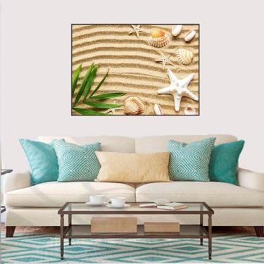 Imagem de Quadro Canvas Conchas e Estrelas do Mar 80x1,00 - LUGGUI ART. FOTOG.