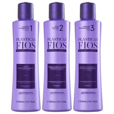 Imagem de Cadiveu Plástica Dos Fios Kit Selagem Térmica 3 x 300 Ml