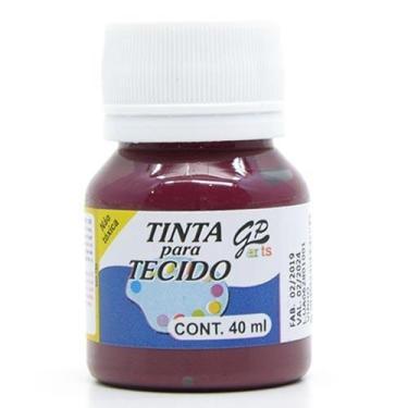 Imagem de Tinta para Tecido Gato Preto 40ml - Cores 2, 465 VINHO