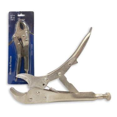 Imagem de Alicate de Pressão 10 Polegadas 250mm Mordente Curvo - Ferramenta de A