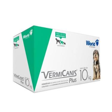Imagem de Vermicanis 10kg 40 Comprimidos Display Vermífugo World