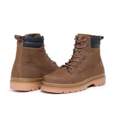 Imagem de Bota Coturno Masculino Trilha Couro Cano Alto 9000 Castor - Frontinni,