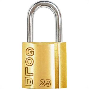 Imagem de Cadeado Gold Art 25Mm Gcc2N0002 - Kit C/10
