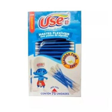 Imagem de Cotonete de algodão pacote com 12 caixas Use it - Produto Nacional