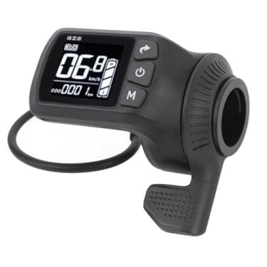 Imagem de Visor LCD para Bicicleta Elétrica, Tela do Painel LCD para Bicicleta Elétrica Medidor de Exibição de Scooter Elétrico de Monitoramento de Energia Digital Com Conector de 5 Pinos
