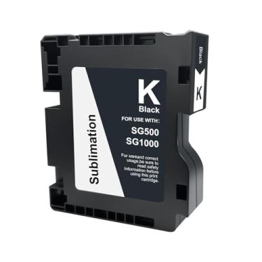Imagem de YOUEXPERT SG500 SG1000 Cartucho de tinta de sublimação preto de alto rendimento compatível com impressora Sawgrass Virtuoso SG500 SG1000 (1 preto, 60 ml)