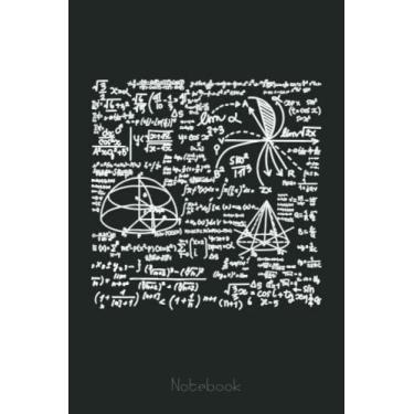 Imagem de Math Equation Funny Mathematics Problem Mathematician Gift Graph Notebook: Graph Paper Notebook, Grid Paper for Math and Science Students, Quad Ruled 4x4 (110 Pages, 6x9)