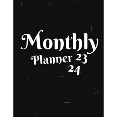 Imagem de 2023-2024 Monthly Planner: Two Year Appointment Book with Calendar and Note Pages