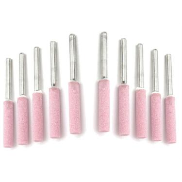 Imagem de DBEIXIWEI Conjunto de lixa de afiar motosserra, conjunto 10 em 1, afiador de motosserra, 10 peças