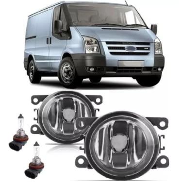 Imagem de Par Farol De Milha Universal Transit 2009 2010 2011 2012 2013 2014 + Lâmpada