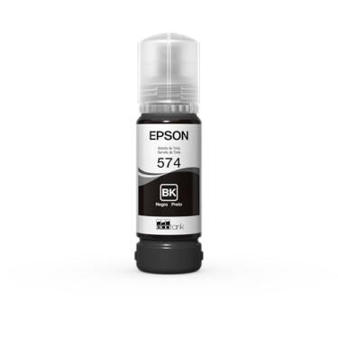 Imagem de Garrafa De Tinta Original Epson Ecotank T574 Preta Fotográfica - T574120