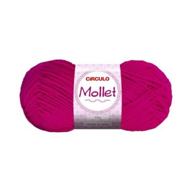 Imagem de Lã Mollet Novelo 100g 200m 0390 MAGENTA