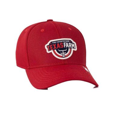 Imagem de Bone Texas Farm - Tf946 - Vermelho Bordo Único-Unissex