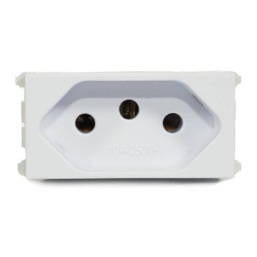 Imagem de Modulo Tomada de Energia 2P+T Refinatto 10A Weg Branco