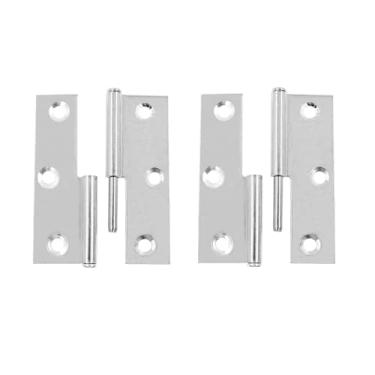 Imagem de Dobradiças de levantamento, dobradiça removível resistente, dobradiça de bandeira pequena, dobradiça de porta deslizante, dobradiça de desconexão de ferro, dobradiças removíveis de 6,3 cm, dobradiças