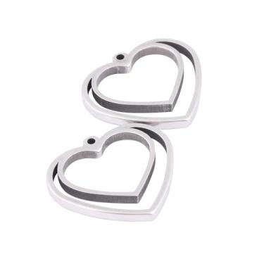 Imagem de Reidgaller 20 peças de pingentes de borboleta de aço inoxidável com moldura aberta faça-você-mesmo em branco para fazer joias de resina, butterfly shape, Aço inoxidável, Sem Pedra Preciosa