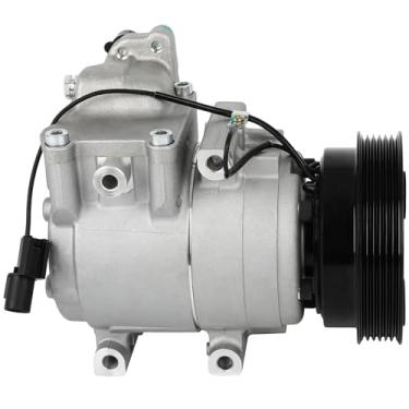 Imagem de Compressor de ar condicionado AC com embreagem OE CO 10922C, substituição para 2003-2008 adequado para Hyundai Tiburon 2.7L
