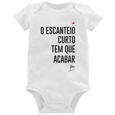 Imagem de Body Bebê O escanteio curto tem que acabar - Foca na Moda, Branco, GG