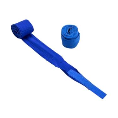 Imagem de UGPLM 2pcs boxe envoltórios manuais Protetor de suporte de pulso para adultos luvas internas de boxe de boxe para treino karate ginástica home Taekwondo MMA, 3m Preto