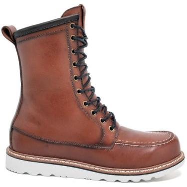 Imagem de Bota Coturno Social Masculina Cano Alto Casual Confort - RANCLAFE CALÇ