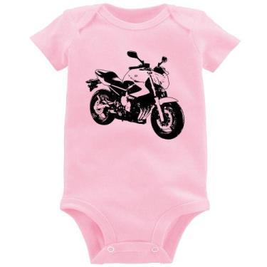 Imagem de Body Bebê Moto XJ6 N Art - Foca na Moda, Rosa bebê, P