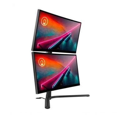 Imagem de Suporte De Mesa Para Monitor Até 32 Duplo Vertical Com Regulagem De Altura E Inclinação Octoo Clipway-2w Titanium