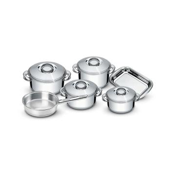 Imagem de Conjunto de Panelas Aço Inox 6 Peças Solar Tramontina