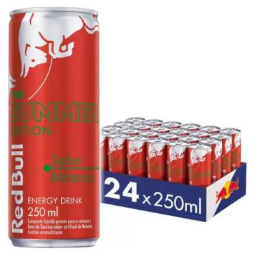 Imagem de Energético red bull Energy Drink Melancia 250ml (24 latas)