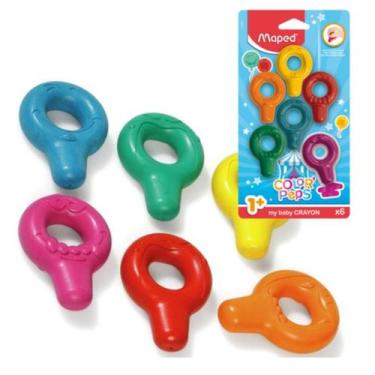 Imagem de Giz de Cera Colorpeps Baby 6 Cores - Maped