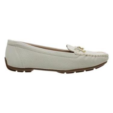 Imagem de Sapato Mocassim Feminino Modare 7035.646 OffWhite-Feminino