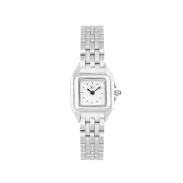 Imagem de Relógio Feminino Boxy Silver Quadrado Prata Saint Germain