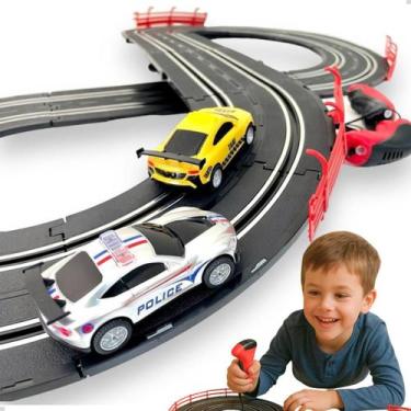 Imagem de Autorama Circuito 3 Em 1 280cm 2 Carros Brinquedo Com Luz - DM Toys