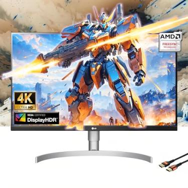 Imagem de LG Monitor Ips Uhd 4K Ultrafino De 27 Polegadas Com Hdr10, Vesa Displayhdr 400, Amd Freesync E Usb Tipo C Pd De 90 W, Alto-Falante Integrado, Hdmi, Displayport, Suporte Ajustável Em Inclinação/Altu