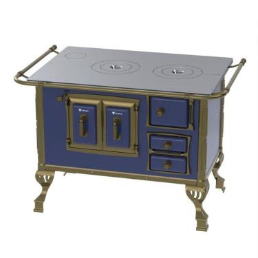 Imagem de Fogao a Lenha N 2 Colonial Azul Sem Tampa