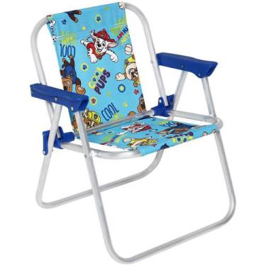 Imagem de Cadeira Infantil em Alumínio Patrulha Canina Azul Bel, Único